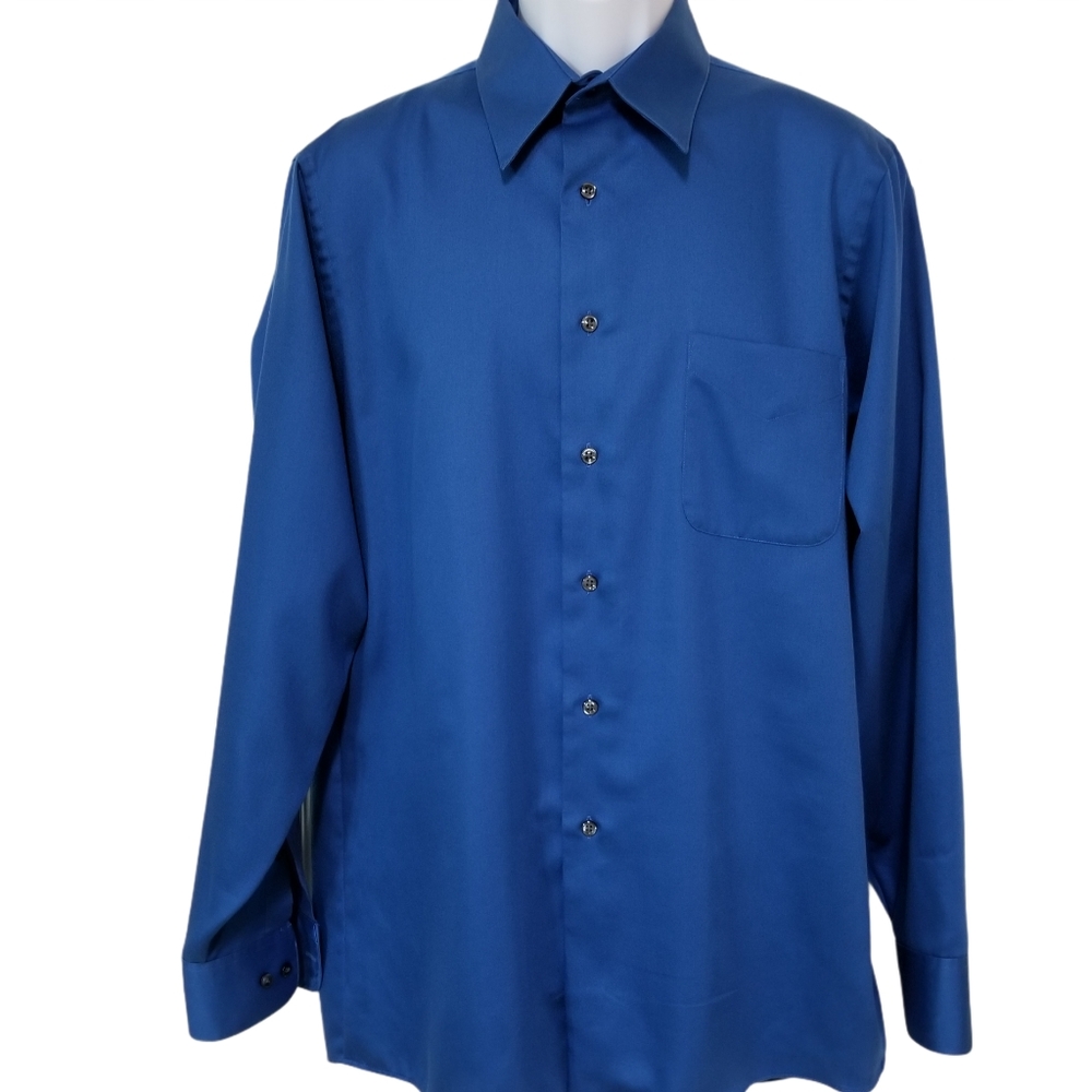 Geoffrey Beene Sateen Long Sleeve Dress Shirt